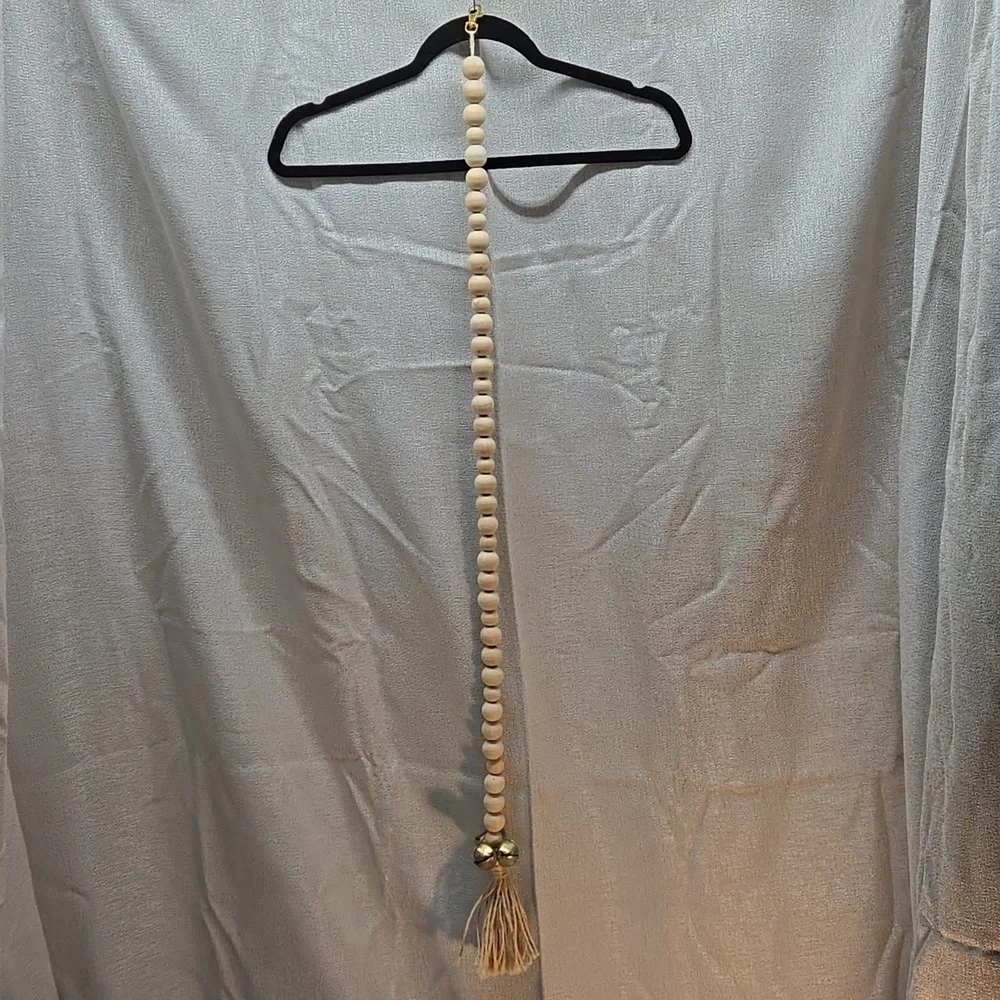 Doggy Potty Bells, Wooden Balls, Tassel, Twine, Potty Training, Hook, 3 Bells